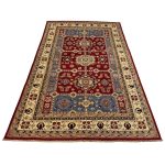 300 x 193cm Hand Knotted Afghan Kazak Wool Rug - Image 3