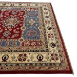 300 x 193cm Hand Knotted Afghan Kazak Wool Rug - Image 5