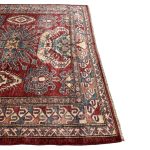 240 x 169cm Hand Knotted Afghan Kazak Wool Rug - Image 7