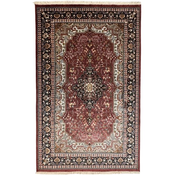 290 x 180cm Hand Knotted Indian Silk Jaipur Oriental Rug