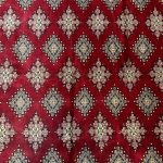 252 x 184cm Hand Knotted Beige Karachi Jaldar – Wool Rug - Image 4