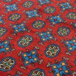 290 x 198cm Hand Knotted Afghan Akche Bokhara – Wool Rug - Image 5