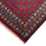 290 x 198cm Hand Knotted Afghan Akche Bokhara – Wool Rug - Image 7