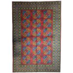 300 x 200cm Hand Knotted Afghan Akche Filpai – Wool Rug