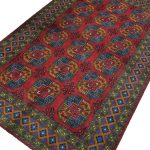 300 x 200cm Hand Knotted Afghan Akche Filpai – Wool Rug - Image 2