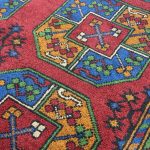 300 x 200cm Hand Knotted Afghan Akche Filpai – Wool Rug - Image 6