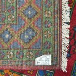 300 x 200cm Hand Knotted Afghan Akche Filpai – Wool Rug - Image 8