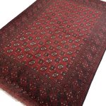 288 x 194cm Hand Knotted Afghan Akche Bokhara – Wool Rug - Image 2