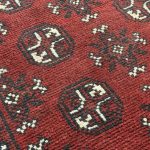288 x 194cm Hand Knotted Afghan Akche Bokhara – Wool Rug - Image 4