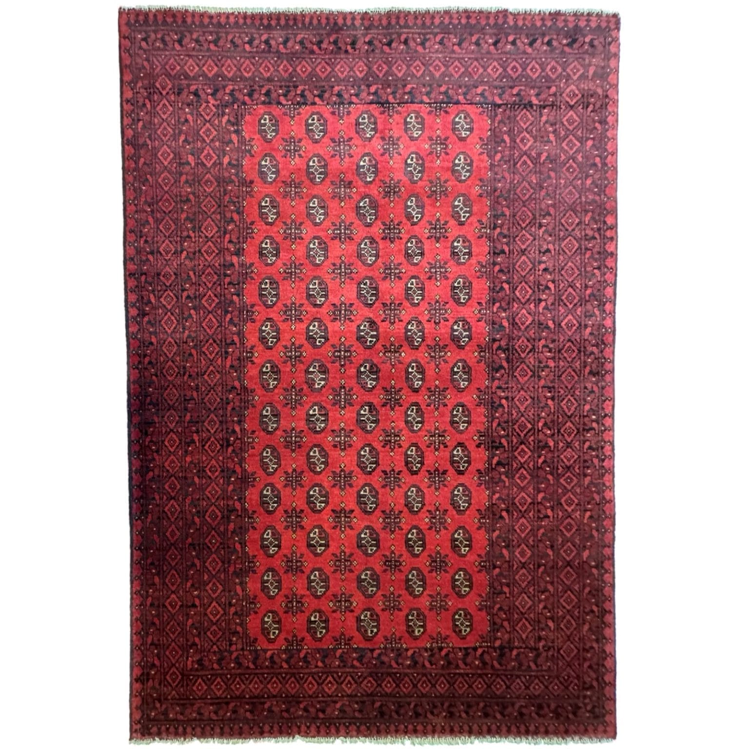 IMG_1691 292 x 195cm Hand Knotted Afghan Akche Bokhara – Wool Rug - Image 1