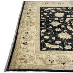210 x 151cm Hand Knotted Afghan Chobi Ziegler Wool Rug - Image 5