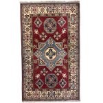 165 x 98cm Hand Knotted Afghan Kazak – Wool Rug