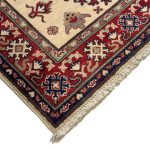 185 x 116cm Hand Knotted Afghan Kazak – Wool Rug - Image 4