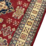 206 x 149cm Hand Knotted Afghan Kazak – Wool Rug - Image 4