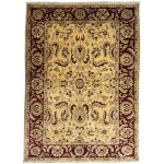 206 x 147cm Hand Knotted Beljik Afghan Chobi Wool Rug