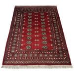 197 x 144cm Hand Knotted Karachi Bokhara – Wool Rug - Image 2