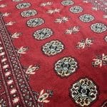 197 x 144cm Hand Knotted Karachi Bokhara – Wool Rug - Image 4