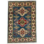 148 x 95cm Hand Knotted Afghan Kazak – Wool Rug