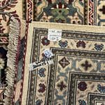 200 x 151cm Hand Knotted Afghan Bakhtiari Neutral – Wool Rug - Image 6
