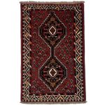 125 x 80cm Hand Knotted Persian Shiraz – Wool Rug