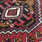 125 x 80cm Hand Knotted Persian Shiraz – Wool Rug - Image 4