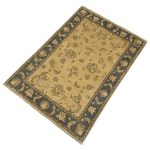 152 x 100cm Hand Knotted Afghan Chobi Ziegler Wool Rug - Image 2