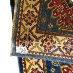 192 x 81cm Hand Knotted Afghan Kazak – Wool Runner Rug - Image 7