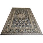 343 x 230 cm Persian Handmade Mashad Rug – Classic Medallion Design - Image 2