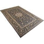 343 x 230 cm Persian Handmade Mashad Rug – Classic Medallion Design - Image 3