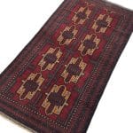 200 x 105cm Hand Knotted Afghan Tribal Baluch Rug - Image 6