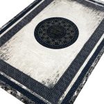 230 x 160cm Luxurious Modern Frame Machine Made Rug - Image 2