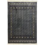 230 x 160cm Grey Bokhara Design Machine Made Rug