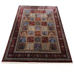 230 x 160cm Persian Red Bakhtiari Design Machine Made Rug - Image 3