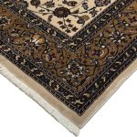 230 x 160cm Persian Beige Mashad Design Machine Made Rug - Image 6