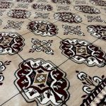 340 x 240cm Beige Bokhara Design Machine Made Rug - Image 4