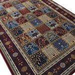 340 x 240cm Red Bakhtiari Design Machine Made Rug - Image 2