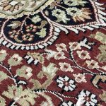 213 x 152cm Hand Knotted Indian Silk Jaipur Oriental Rug - Image 4
