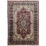 214 x 143cm Hand Knotted Indian Silk Jaipur Oriental Rug