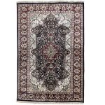 225 x 150cm Hand Knotted Indian Silk Jaipur Oriental Rug
