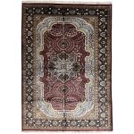 216 x 153cm Hand Knotted Indian Silk Jaipur Oriental Rug