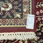 216 x 153cm Hand Knotted Indian Silk Jaipur Oriental Rug - Image 6