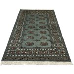 Hand Knotted Karachi Bokhara - Blue Rug - 188 x 125cm
