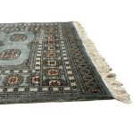 Hand Knotted Karachi Bokhara - Blue Rug - 188 x 125cm - Image 6