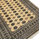 Hand Knotted Karachi Bokhara - Beige Rug - 296 x 201cm - Image 3