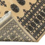 Hand Knotted Karachi Bokhara - Beige Rug - 296 x 201cm - Image 9