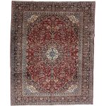 390 x 298cm Hand Knotted Persian Kashan Wool Rug