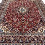 390 x 298cm Hand Knotted Persian Kashan Wool Rug - Image 3