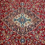390 x 298cm Hand Knotted Persian Kashan Wool Rug - Image 6