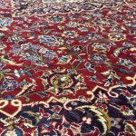 390 x 298cm Hand Knotted Persian Kashan Wool Rug - Image 7