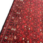 283 x 76cm Handwoven Afghan Turkmen Bashiri Runner Rug - Image 4